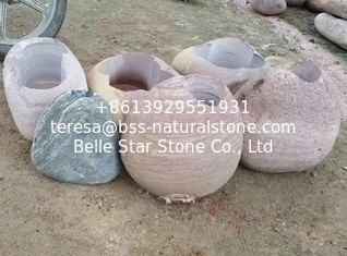 China Natural Stone Flower Pot, Natural Stone Plant Pot, Garden Stone, Landscaping Stone, Home Decoration Stone supplier