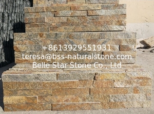 China Rustic Quartzite Stone Panels,Natural Quartzite Stone Cladding,Real Stacked Stone,Thin Stone Veneer,Rustic Ledger Panels supplier