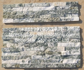 China China Marble Ledgestone,Lotus Green Culture Stone,Natural Marble Stacked Stone,Green Stone Cladding,Stone Veneer supplier