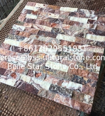 China Red Dragon Jade Marble Culture Stone,Glory Purple Marble Stone Cladding,Purple Cream Stone Panel,Pink Jade Stacked Stone supplier