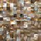 Natural Sea shell Wall Covering Penguin Shell Decorating Wall Panel Square Pieces 20x20mm supplier